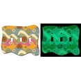 thumbnail image 2 of Off The Wall Plates - Retro Style 3 Glow in the Dark Decorative Acrylic Cover Triple Light Switch Wallplate, 2 of 5