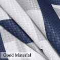 thumbnail image 4 of Dark Blue Shower Curtain Hotel Quality Fabric Shower Curtain 72 Inch by 72 Inch,Modern Geometric Shower Curtain for Bathtub,Waterproof Fabric Cloth Shower Curtain for Bathroom Decor,Indigo, 4 of 6