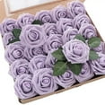 thumbnail image 2 of 25Pcs Soft Foam Artificial Roses for DIY Wedding Bouquets & Party Decor, 2 of 9