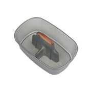 Casabella Cleaning Storage Caddy with Handle for 4-Gallon Rectangular Bucket, Graphite/Orange