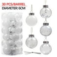 thumbnail image 4 of Leodye 30 PCS Christmas Balls Ornaments, Shatterproof Xmas Tree Decorations, Tree Hanging Ball Muti-Color Christmas Ball Ornament Set for Party Decoration Perfect Super Bulbs, 4 of 7