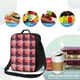 thumbnail image 4 of Fotbe Heart Plaid Lonchera Bolsa de Almuerzo para Hombres y Mujeres, Lonchera de Gran Capacidad, Bolsa de Almuerzo Reutilizable, Bolsa Térmica Aislante, 4 of 7
