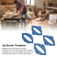 thumbnail image 4 of Rounded Corners Router Template, ABS Radius Jig Router Template Time Saving R5 R10 R15 R20 R25 R30 R35 R40 8 Angles  For Woodworking, 4 of 8