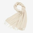 thumbnail image 2 of Women's Solid Fringed Long Warm Scarf with Soft Texture for Fall Winter Daily, 2 of 7