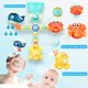 thumbnail image 2 of Juguetes de baño para bebés Juego de agua Ducha Patito de goma Rueda de agua Juego de rociador de agua Niños Animales Juguetes de veranoq zhangyuxiang unisex, 2 of 2