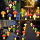 thumbnail image 2 of Paquete de 8 Luces de Hongos Agrietados para Decoración de Jardín, Luces Solares de Hongos para Decoración de Exteriores, Arte Caprichoso para Jardín, 2 of 5