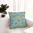 thumbnail image 6 of Fuzoiu Lemon Ice Cream Print Square Pillow Cover,Hidden Zipper Design,Luxury Square Pillow Case, Throw Pillow,Couch Cushion-22"x22", 6 of 7