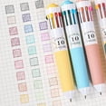 thumbnail image 5 of HHGBAD 28 Colors Ballpoint Pen Set - Multi-color Soft Grip Drawing Pen with 0.8mm Tip for Journaling, Sketching & Color-Coding, 5 of 6