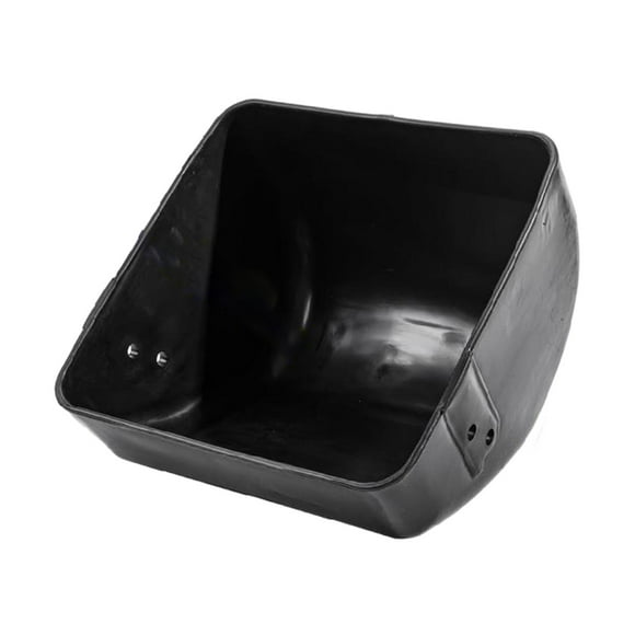 Comedero para cerdos, dispensador de alimento, cubo, contenedor, cuenco, bebedero para cerdos, bandeja de alimentación para aves de corral, mascotas, Negro