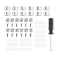 thumbnail image 3 of DYNWAVECA Helmet Visor Screws Helmet Hardware Set Hockey Equipment Practical Sturdy Convenient Fixings Repair Set for Exercise Football, 3 of 10