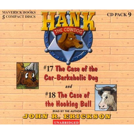 Audio Car Book Hank the Cowdog CD Pack #9 : The Case of the Car-Barkaholic Dog/The Case of the Hooking Bull ()