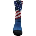 thumbnail image 2 of Reebok Women's Ot Crossfit Socks, Blue \ Red,S - US, 2 of 3