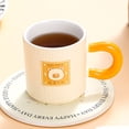 thumbnail image 5 of Taza de oso de 320ml con tapa, cuchara, Taza de cerámica para hombres y mujeres, taza de agua para pareja de café para desayuno en casa y oficina, 5 of 5