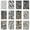 Set 3, variant on Zeiwohndc 6/12Pcs Geometric Floral Templates for Art Painting Making Kid Room Wall Art