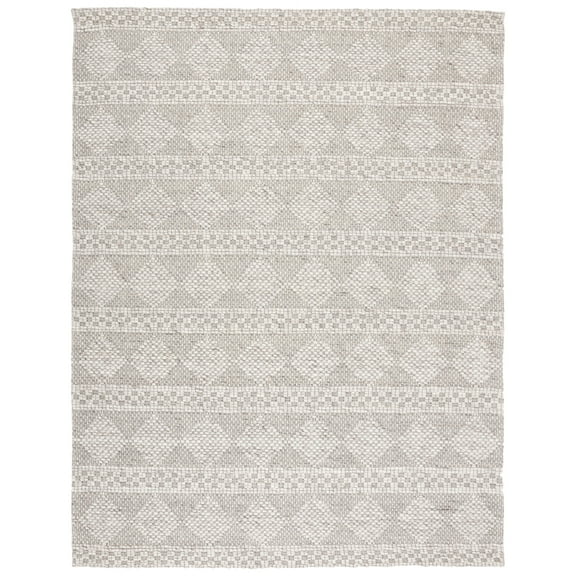 SAFAVIEH Marbella Matilda Diamond Area Rug, Beige/Grey, 8' x 10'
