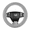 Gray, variant on Fuzzy Steering Wheel Cover for Winter Warm Plush Car Steering Wheel Protector Anti-Slip Universal Fit