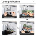 thumbnail image 5 of Yayeee Faucet Mat for Kitchen Sink 14.7" Diatomite Long Splash Guard Pad, Art Goldfish Bowl, 5 of 7