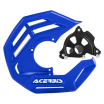 Acerbis X-Future Front Disc Cover with Mounting Kit YZ Blue with Black Mount