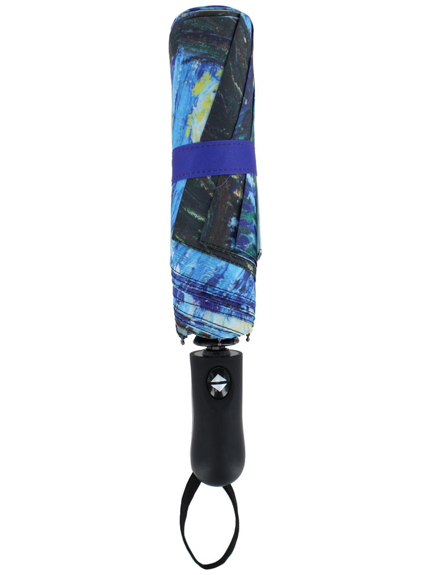 CTM  Van Gogh Starry Night Auto Open Compact Umbrella (Women)
