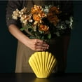 thumbnail image 3 of PENGXIANG Shell Shape Vase  Ceramic Vase  Ceramic Flower Vases for Decor  Indoor Planter Plant Pot  Home Decoration -, 3 of 8