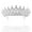 Silver(Colorfulcrystal), variant on Bridal Crystal Tiara Princess Crown Chromatic Rhinestone Wedding Headpiece Prom Party Bridesmaid Hair Accessories for Women and Girls