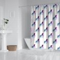 thumbnail image 2 of Watercolor Unicorn Pattern Shower Curtain 72"x72" ,Bathroom Decorative Shower Curtains Set with 12 Hooks,Modern Waterproof Washable Shower Curtain, 2 of 6