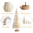 thumbnail image 4 of Mini Tabletop Christmas Tree Decor White Christmas Tree Table Decor (10pcs/1.4"*2PC; 2.6"*2PC; 3.3"*2PC; 5"*2PC; 6.3"*2PC), 4 of 5