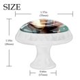 thumbnail image 4 of HemaKayy 4 Pack 1.37" Decorative Cabinet Knobs - Elegant ABS Glass Handles for Home Furniture Decor - Dresser Drawer Door Pulls - Perfect for Kitchen Bedroom - Animal Pet Dog, 4 of 8
