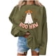 thumbnail image 2 of ICHUANYI Clearance Women's Casual Round-Neck Print Long Sleeve Pullover Blouse T-shirt Tops ICHUANYI "ICHUANYI", 2 of 5