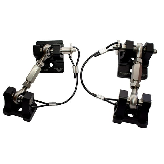 Combat Off Road CBF99-1090 Off The Turnbuckle Hood Latch Set for 2007C Wrangler & Gladiator