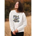 thumbnail image 2 of Full Of Dreams Cool Nature Sweatshirt Women -Image by Shutterstock, Female 5X-Large, 2 of 4