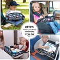 thumbnail image 6 of Kids Travel Tray for Toddler Car Seat, Travel Tray for Airplane, Toddler Car Seat Lap Tray, Carseat Table Tray for Kids Travel Activities (Dinosaur), 6 of 7