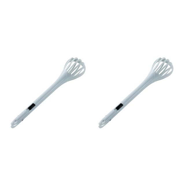 Yuarrent Batidor de huevos Manual Mango largo Cocina Batidor de cocina Pinzas para alimentos Resistente al calor Lavable Reutilizable Mezclador Type3 NO3