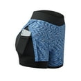 thumbnail image 6 of Women's Yoga Shorts Quick Dry Workout Running Shorts Loose Athletic Gym Shorts Double-Layer Short, 6 of 7