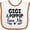 White and Orange, variant on Inktastic Gigi and Poppop Love Me Boys or Girls Baby Bib
