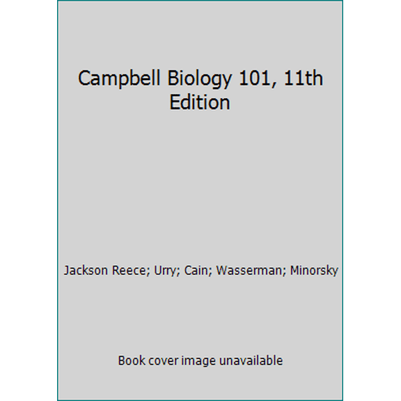 Pre-Owned Campbell Biology 101, 11th Edition (Paperback) 1256335649 9781256335641