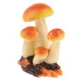 thumbnail image 1 of Estatuilla de hongos en miniatura de resina Baoblaze Naranja rojo, 1 of 8