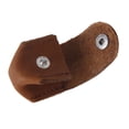 thumbnail image 2 of jinwen Support de Queue de Billard en Cuir Souple Marron avec Presse-Craie, 2 of 7