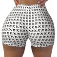 thumbnail image 2 of Honeii Airplane Print Women's Workout Shorts, Gym Shorts for Active Wear, Sports Shorts,Women's Running Shorts,Quick Dry Athletic Shorts-Large, 2 of 8