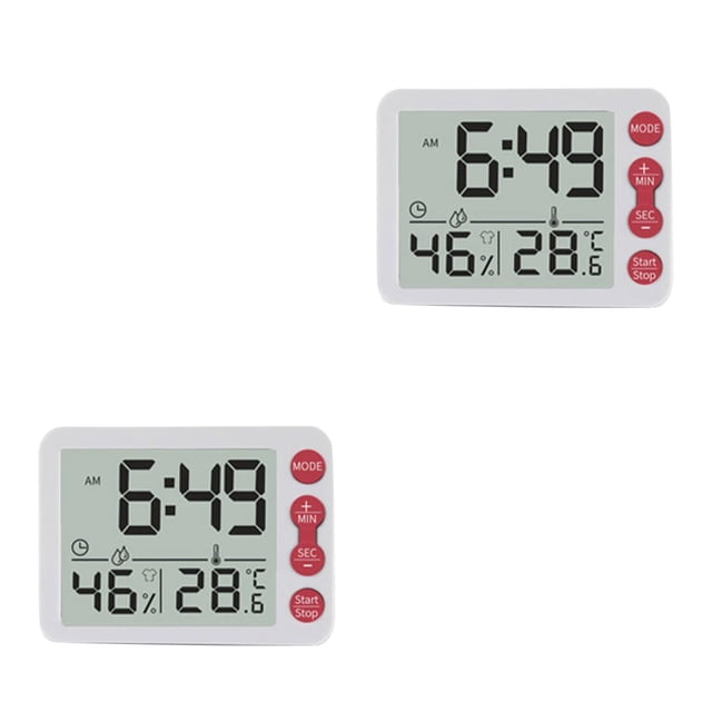 Reloj despertador digital Bewildely con Proyector LED 2piezas llave roja