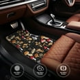 thumbnail image 6 of Yiaed Various Mushrooms Print Carpet Floor Mats for Cars, Auto Accessories Front & Rear Car Floor Mats Car Floor Foot Mat Sets of 4 Pieces, 6 of 7