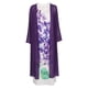 thumbnail image 4 of ICHUANYI Clearance Women Casual Floral Print Sleeveles Dress Solid Chiffon Two-Piece Set(Purple, L) ICHUANYI WER2023081010443, 4 of 8