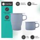 thumbnail image 4 of Taza de viaje plegable con tapa y pajita, taza plegable de silicona, taza plegable reutilizable para bebidas frías y calientes, taza portátil para acampar, apta para lavavajillas y microondas, 350 ml, 4 of 6