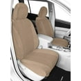 thumbnail image 2 of CalTrend Front Buckets O.E. Velour Seat Covers for 2012-2014 Chevy Express 1500 - CV587-05RS Sandstone Monarch Insert with Classic Trim, 2 of 3