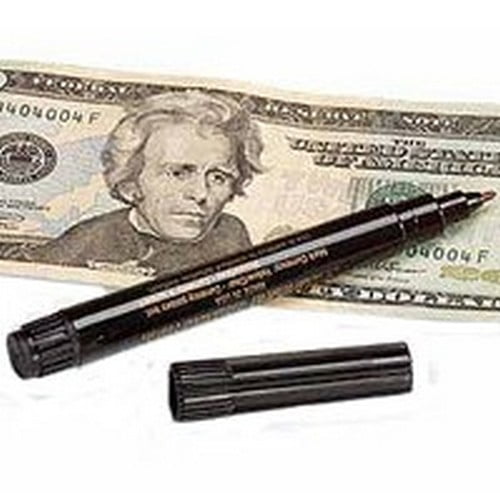 Dri-Mark Smart Money Counterfeit Bill Detector Pen For Use W/U.S. Currency, 3