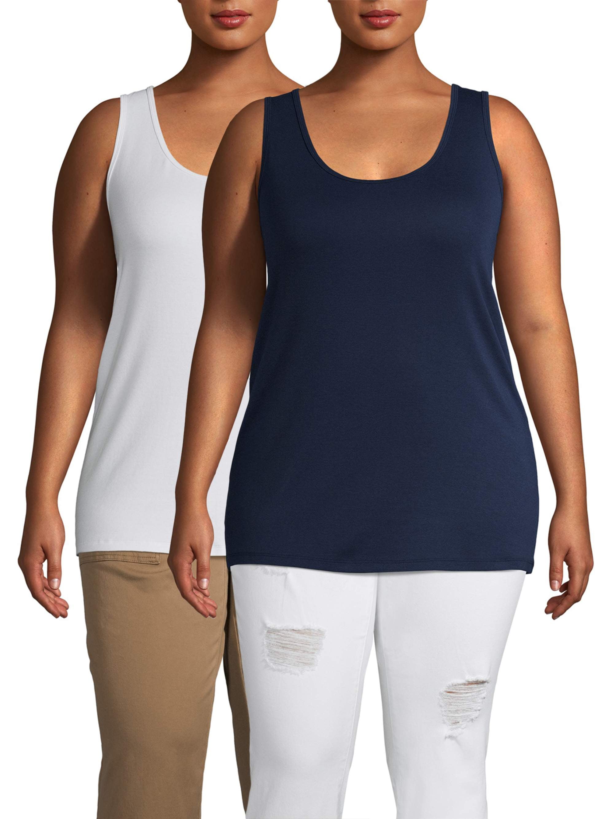 Plus size layering tank tops Outlet