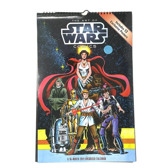 Star Wars The Art of Star Wars Comics - 16 month Oversized Calendar Year 2013