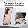 thumbnail image 4 of Allytechgroup Magnetic Case for Samsung Galaxy Z Fold 7 with Screen Protector, Wireless Charging Support 360 Rotating Stand Anti-Scratch Rugge Bumper Phone Case for Galaxy Z Fold7, Rosegold, 4 of 8