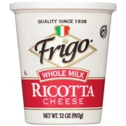 Angle View: Frigo Whole Milk Ricotta Cheese, 32 Oz