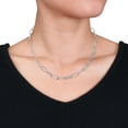 thumbnail image 5 of Everly Women's Sterling Silver 6mm Paperclip Chain Necklace and Bracelet Set - 16 in + 7.5 in, 5 of 10
